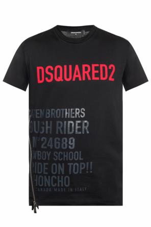 T-shirt with a printed logo, zdjęcie 1 T-shirt with a printed logo od Dsquared2